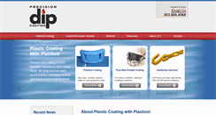 Desktop Screenshot of precisiondipcoating.com